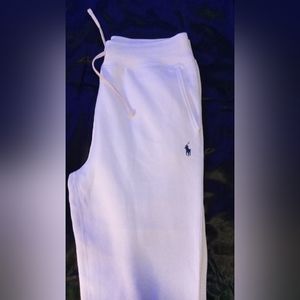 Polo Ralph Lauren men's medium white joggers